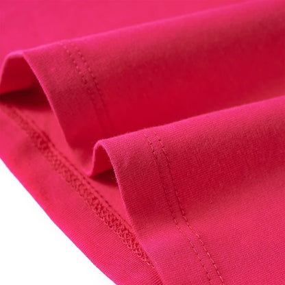 Kindershirt met lange mouwen 104 felroze Roze