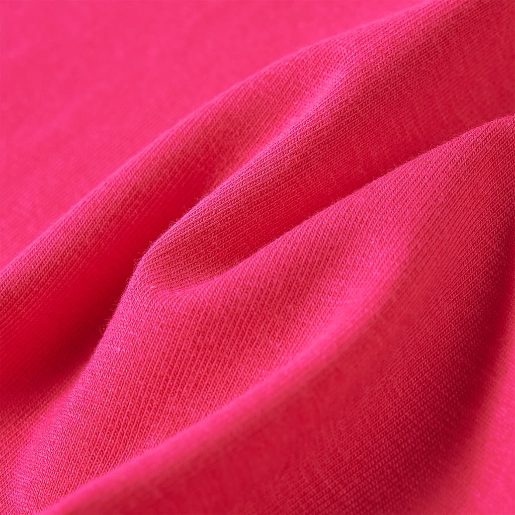 Kindershirt met lange mouwen 104 felroze Roze