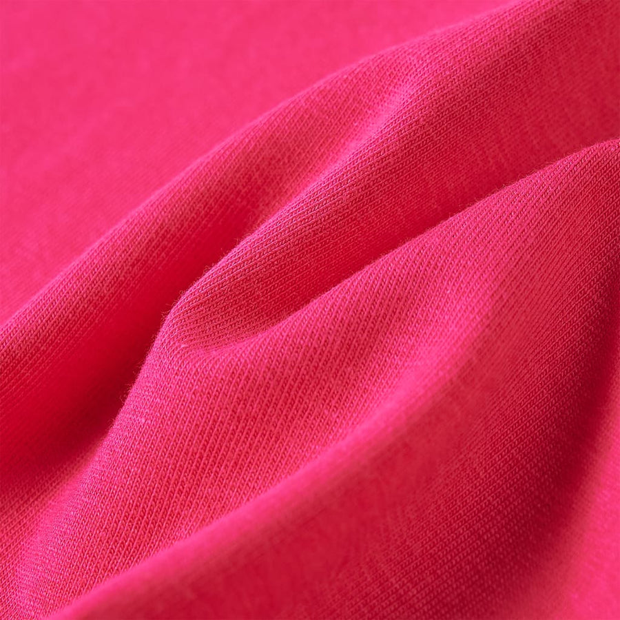 Kindershirt met lange mouwen 104 felroze Roze