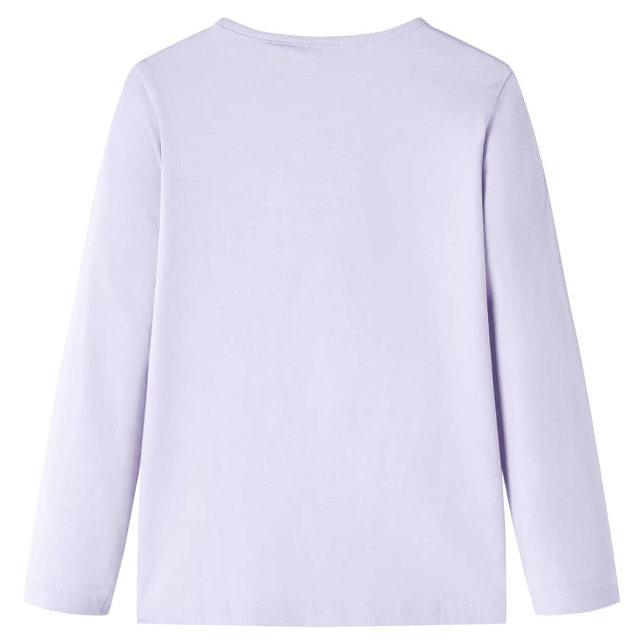 Kindershirt met lange mouwen 92 lichtlila Lila 92