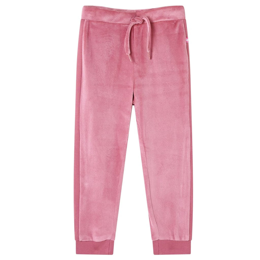 Kinderjoggingbroek 92 frambooskleurig 92