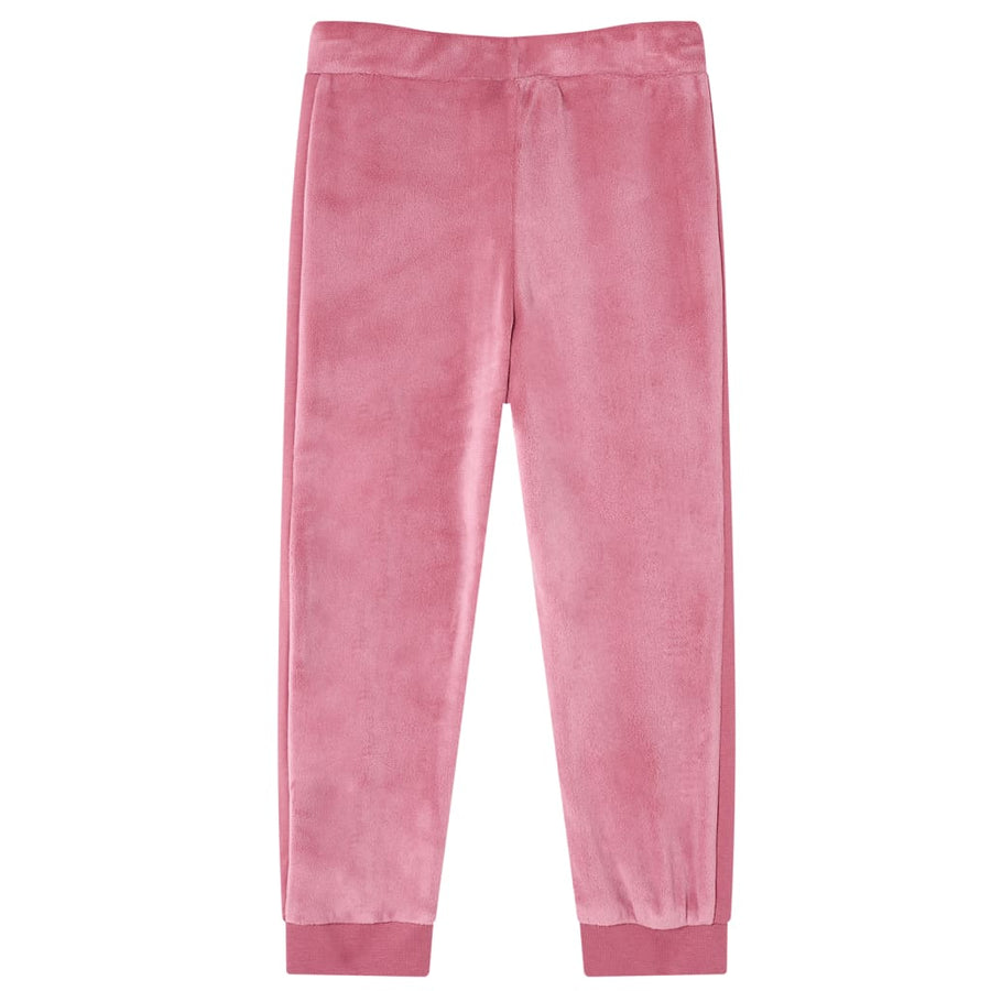 Kinderjoggingbroek 92 frambooskleurig 92