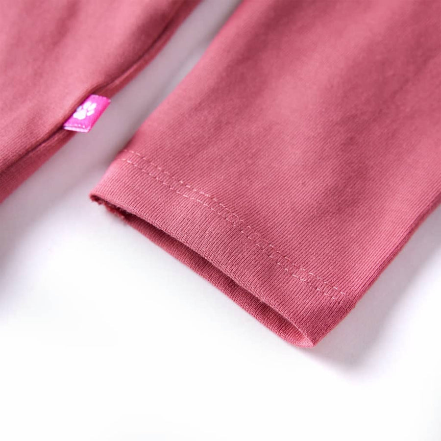 Kindershirt met lange mouwen 116 oudroze Roze 116