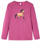 Kids long-sleeved t-shirt 92 raspberry
