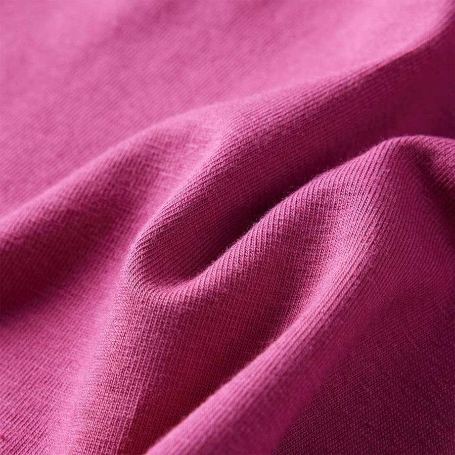 Kindershirt met lange mouwen 140 frambooskleurig Framboos 104