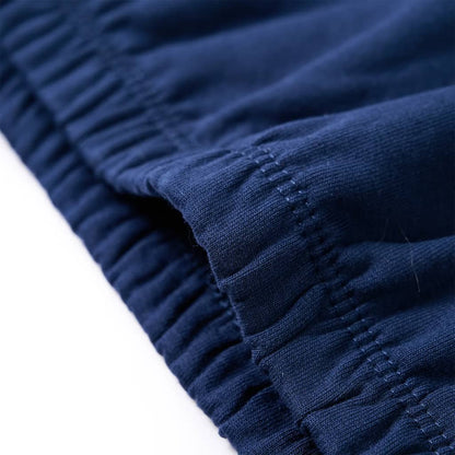 Kindertrui met capuchon 92 marineblauw Marineblauw