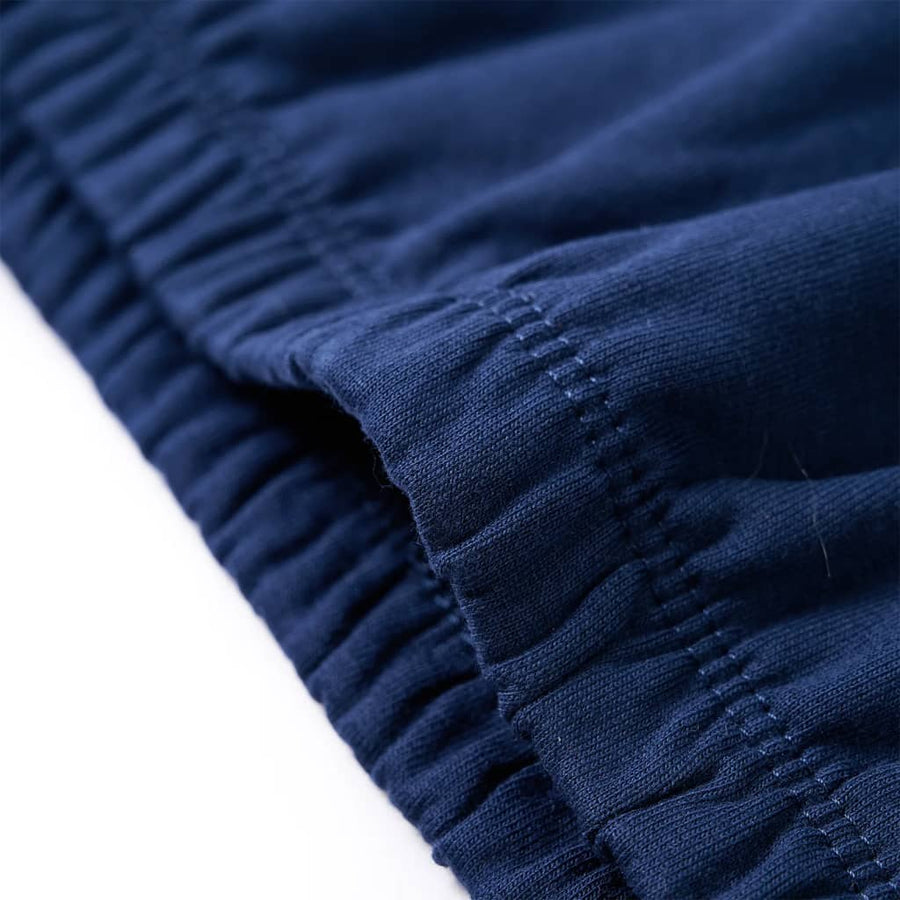 Kindertrui met capuchon 92 marineblauw Marineblauw