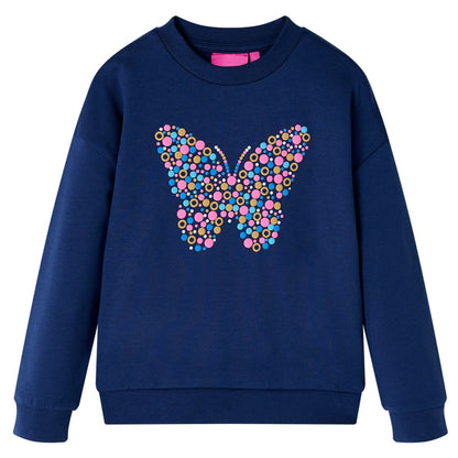 Kindertrui 128 marineblauw 128