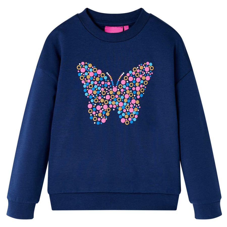 Kindertrui 128 marineblauw 128