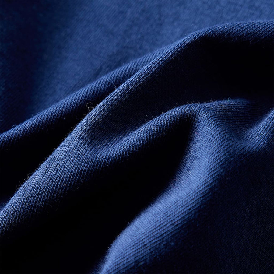 Kindershirt met lange mouwen 116 marineblauw Marineblauw