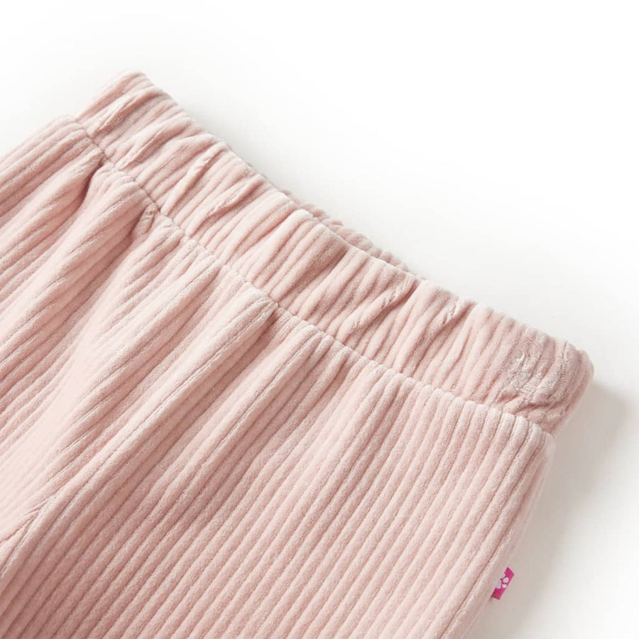 Kinderbroek 104 ribfluweel Lichtroze lichtroze 104