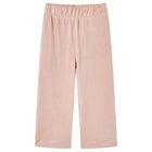 Kinderbroek 128 ribfluweel Lichtroze
