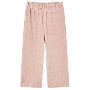 Kinderbroek 128 ribfluweel Lichtroze