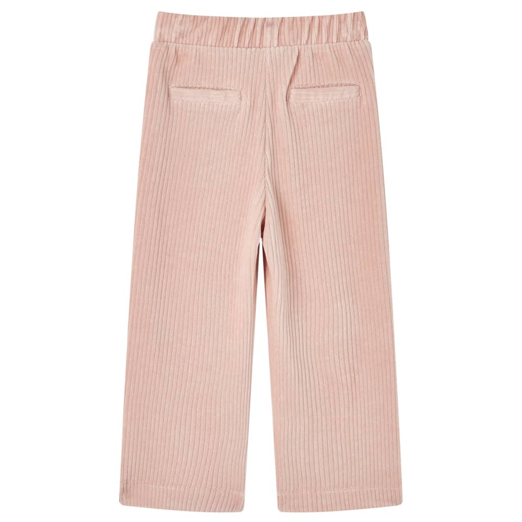 Kinderbroek 128 ribfluweel Lichtroze lichtroze 128