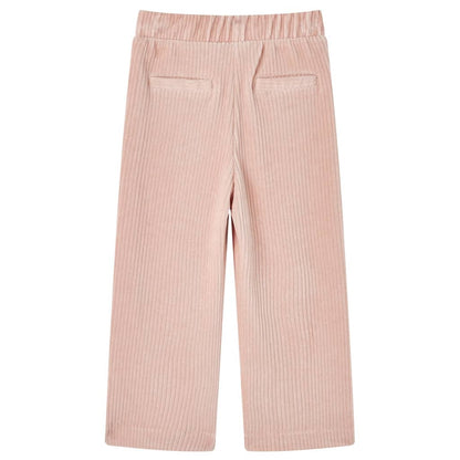 Kinderbroek 128 ribfluweel Lichtroze lichtroze 128