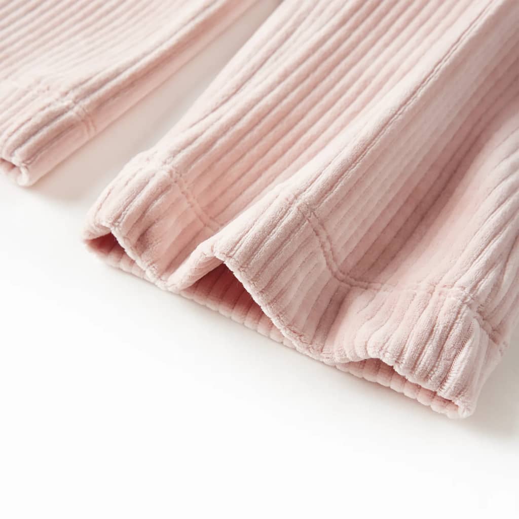 Kinderbroek 128 ribfluweel Lichtroze lichtroze 128