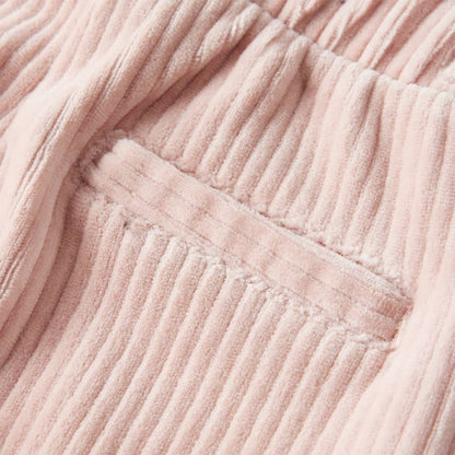 Kinderbroek 128 ribfluweel Lichtroze lichtroze 128