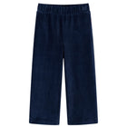 Kinderbroek 92 ribfluweel marineblauw