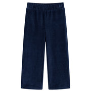 Kinderbroek 104 ribfluweel marineblauw