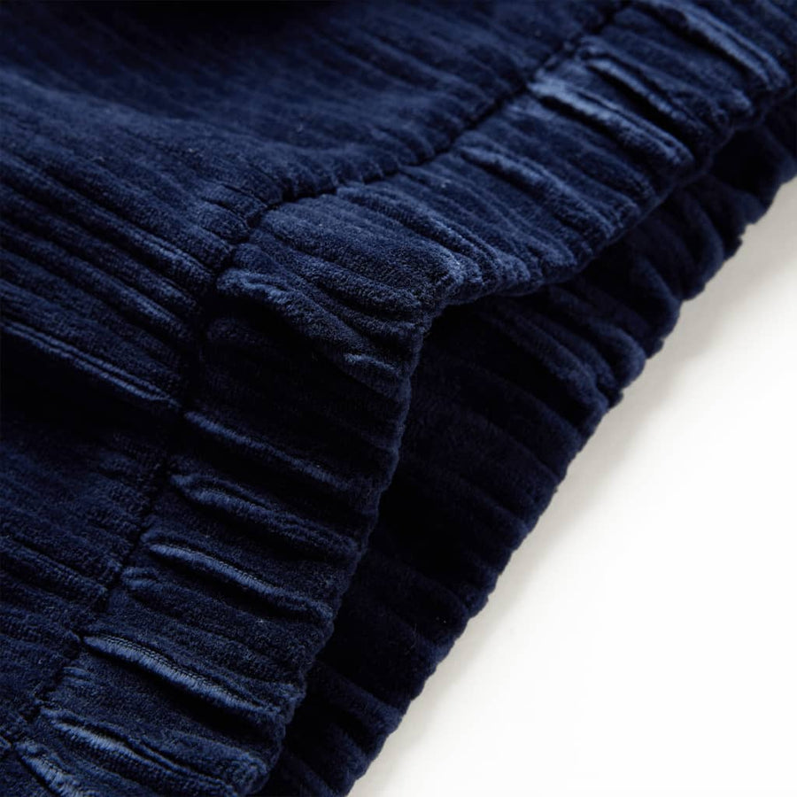 Kinderbroek 128 ribfluweel marineblauw Marineblauw 128