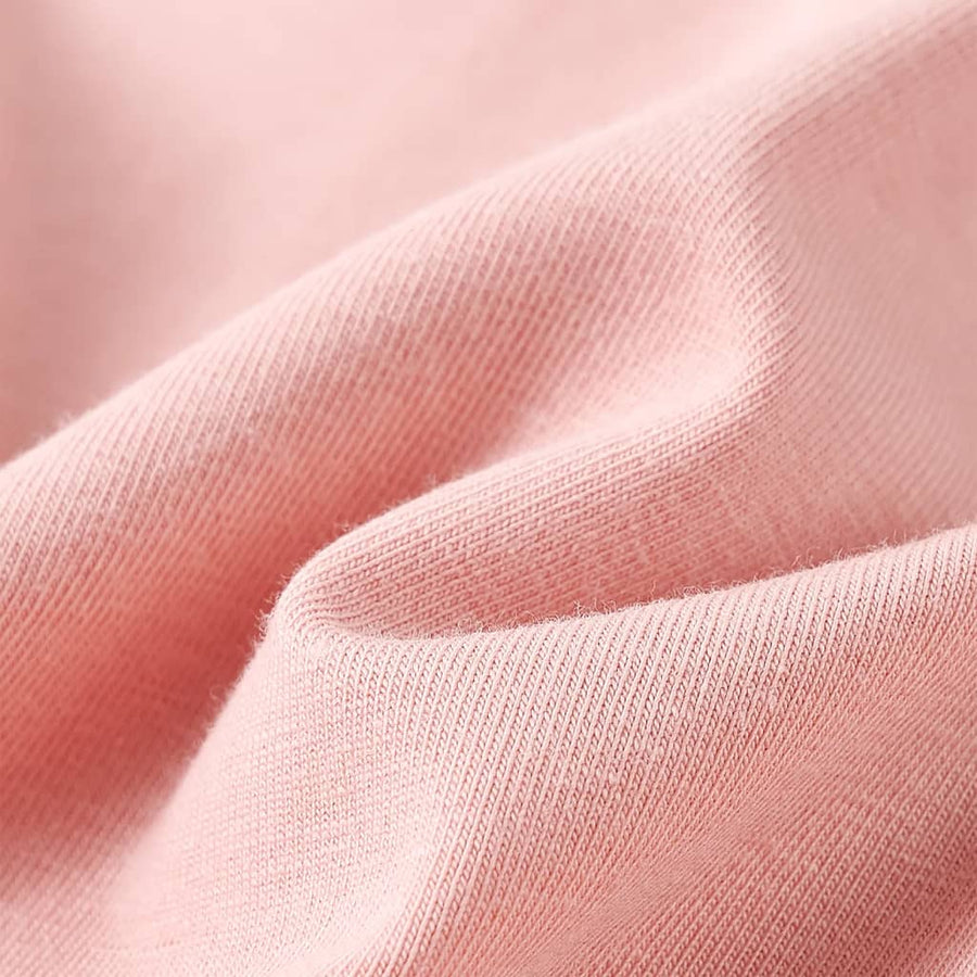 Kindershirt met lange mouwen 128 lichtroze lichtroze