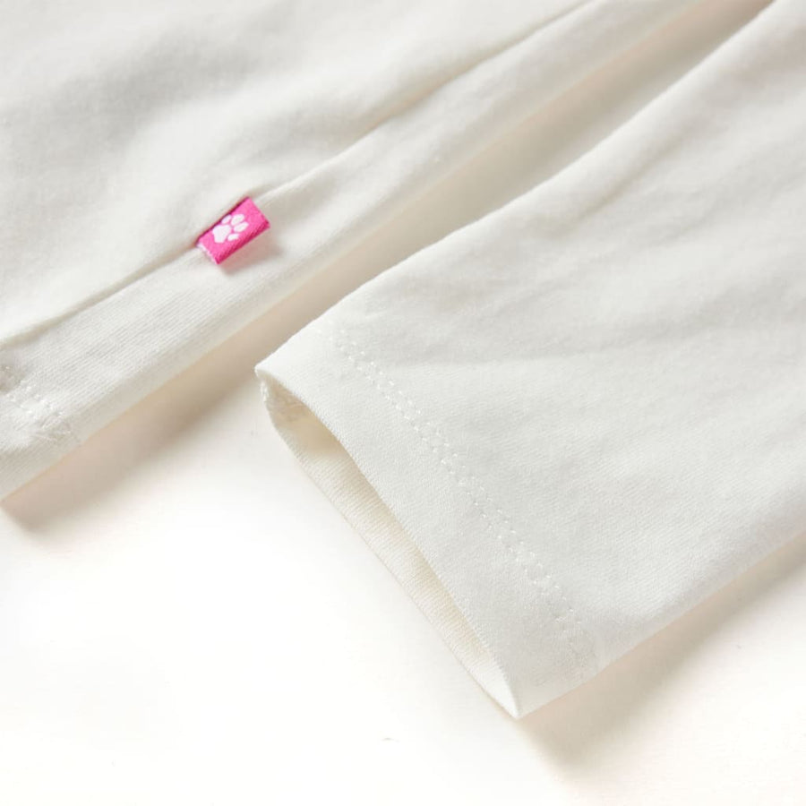Kindershirt met lange mouwen 104 ecru Ecru