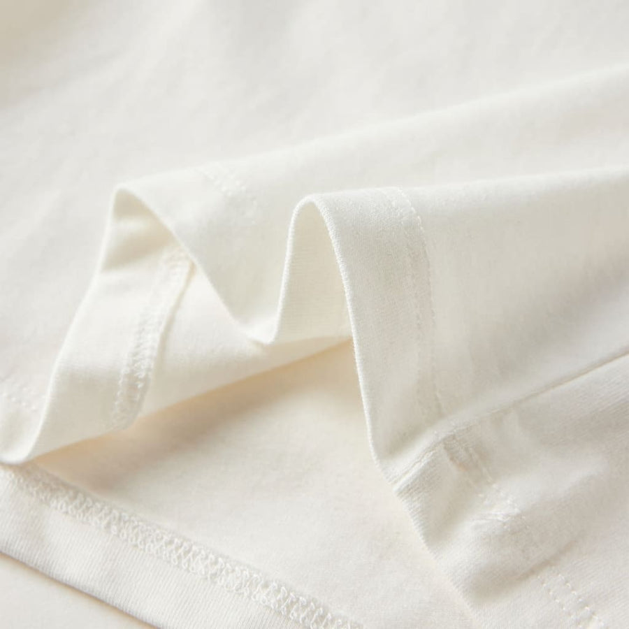Kindershirt met lange mouwen 128 ecru Ecru