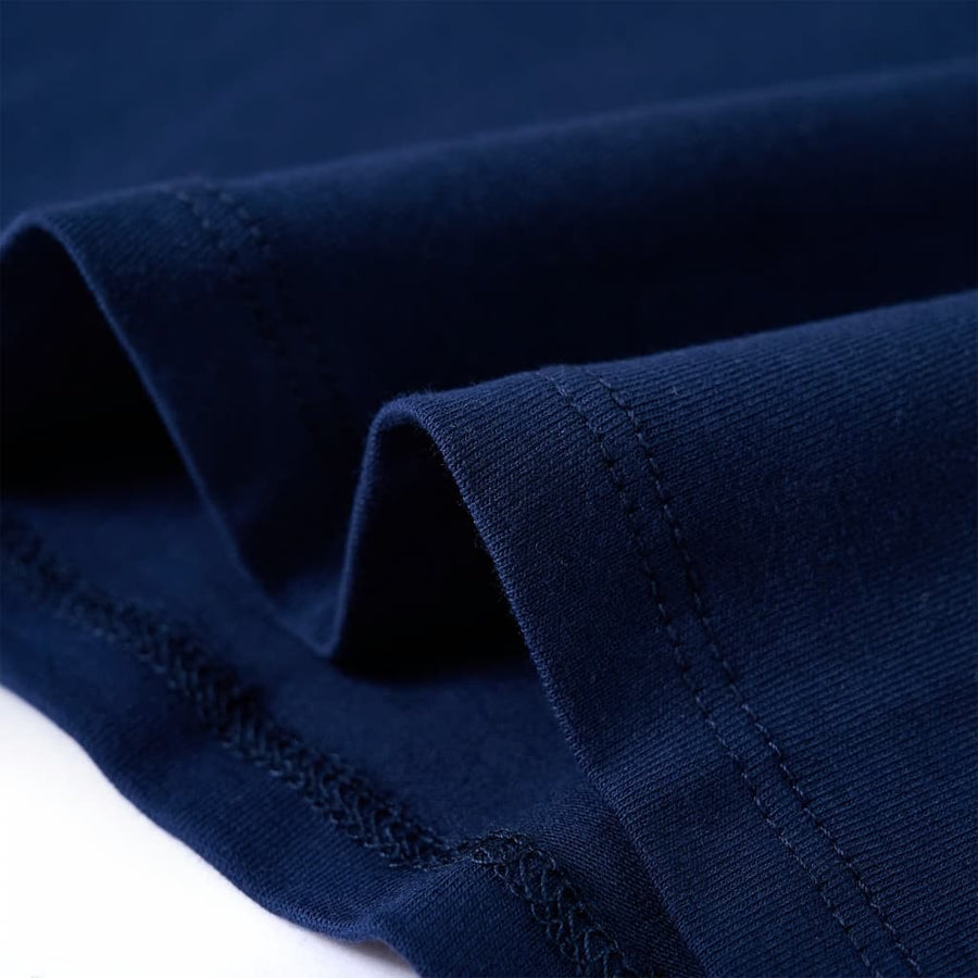 Kindershirt met lange mouwen 104 marineblauw Blauw