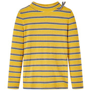 Kindershirt lange mouwen 140 oker