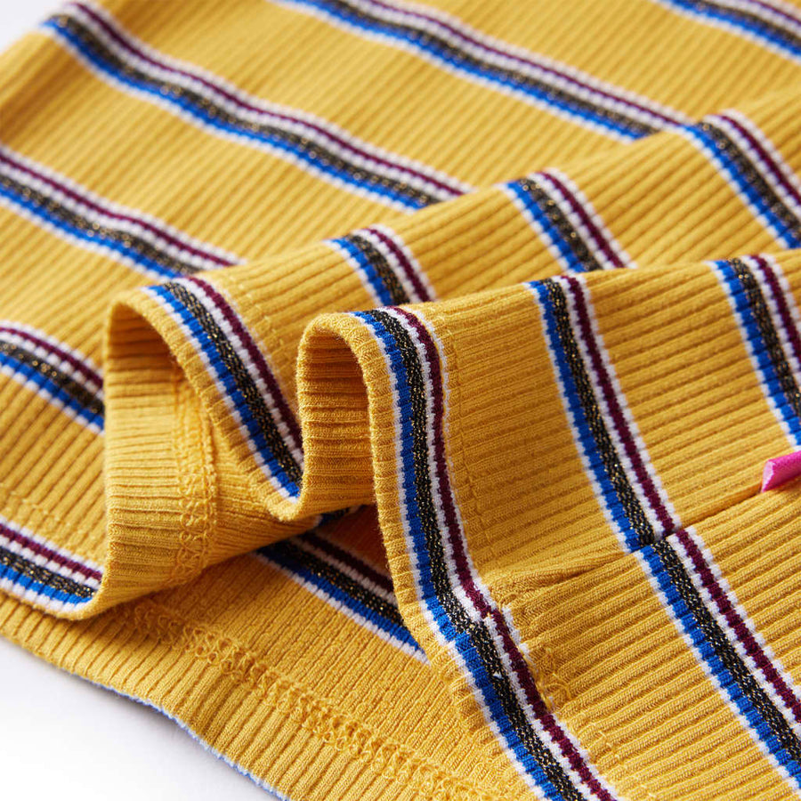Kindershirt met lange mouwen 140 okerkleurig Oker 140