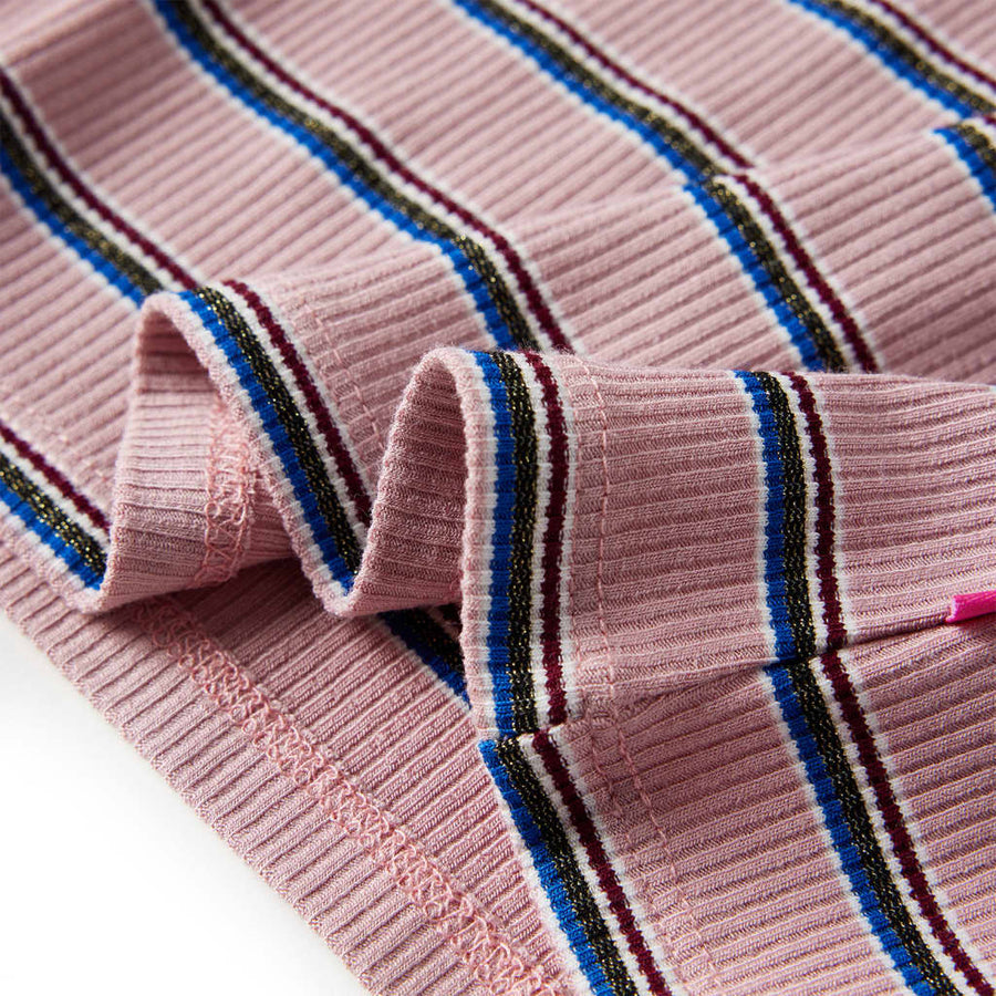 Kindershirt met lange mouwen 128 lichtroze lichtroze
