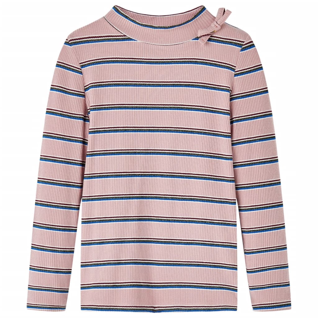 Kindershirt met lange mouwen 140 lichtroze lichtroze 140