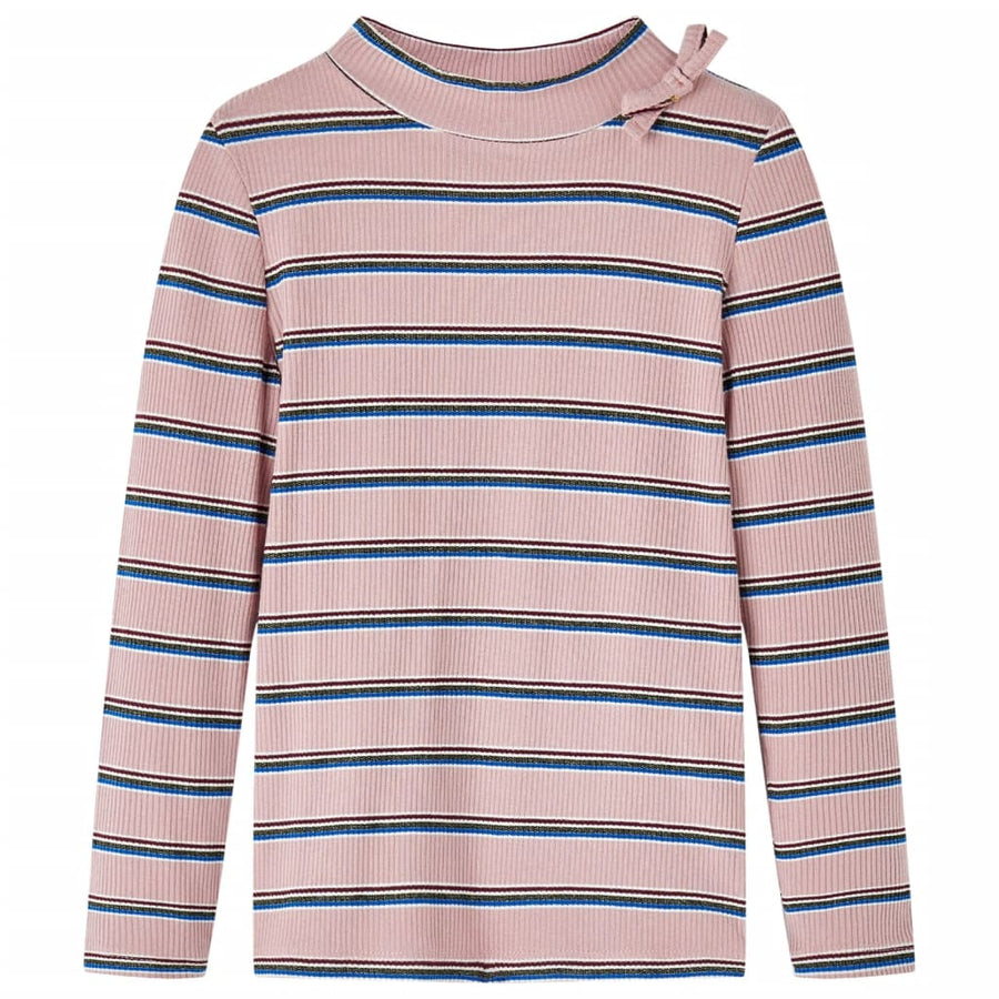 Kindershirt met lange mouwen 140 lichtroze lichtroze 140