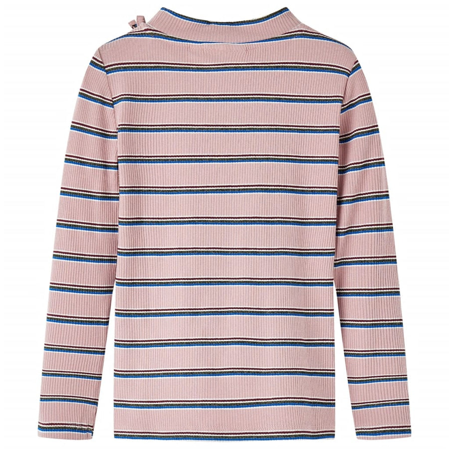 Kindershirt met lange mouwen 140 lichtroze lichtroze 140