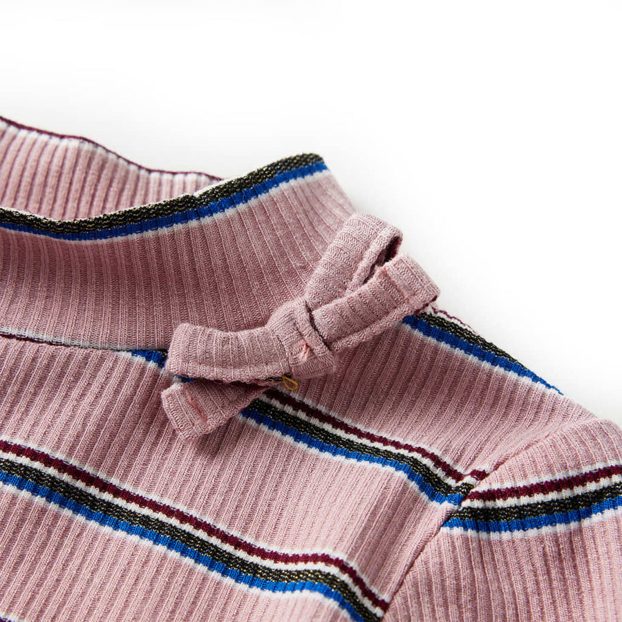Kindershirt met lange mouwen 140 lichtroze lichtroze 140