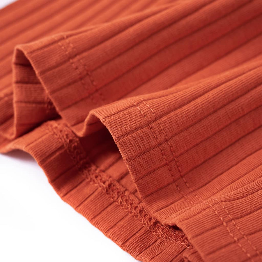 Kindershirt met lange mouwen 92 oranjebruin orange
