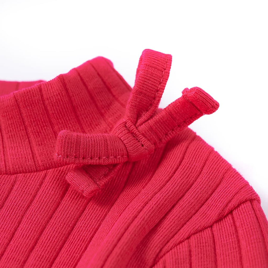 Kindershirt met lange mouwen 92 felroze Roze 92