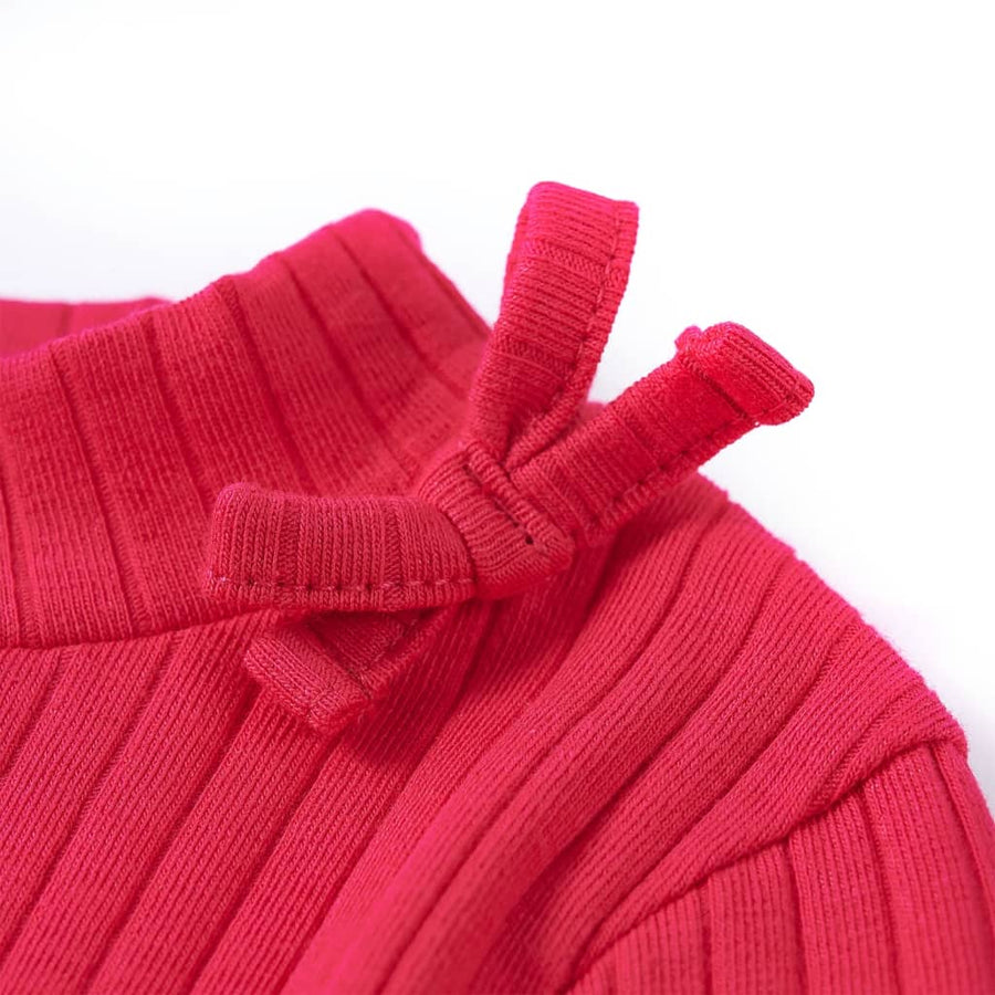 Kindershirt met lange mouwen 104 felroze Roze