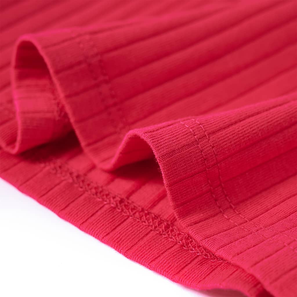 Kindershirt met lange mouwen 116 felroze Roze