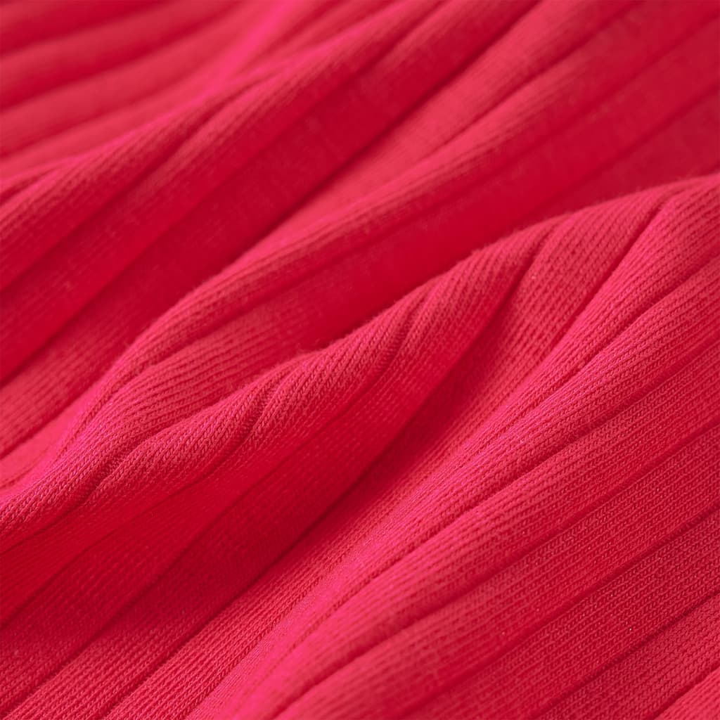 Kindershirt met lange mouwen 128 felroze Roze