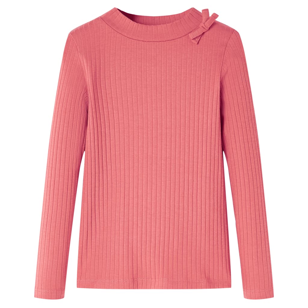 Kindershirt met lange mouwen 116 oudroze Oudroze 116
