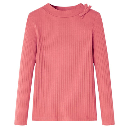 Kindershirt met lange mouwen 116 oudroze Oudroze 116
