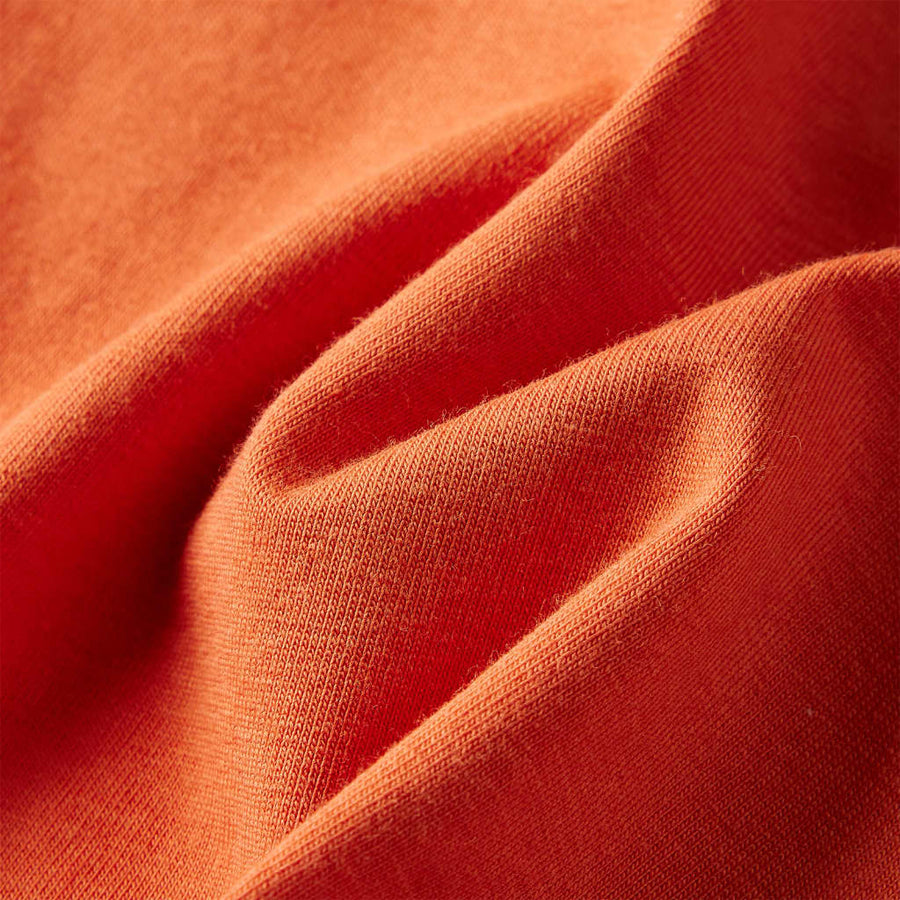 Kindershirt met lange mouwen 116 oranjebruin orange