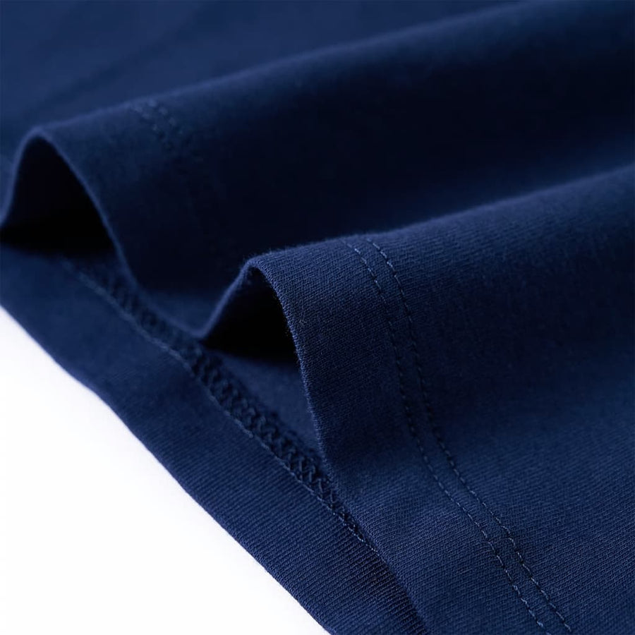 Kindershirt met lange mouwen 104 marineblauw Marineblauw
