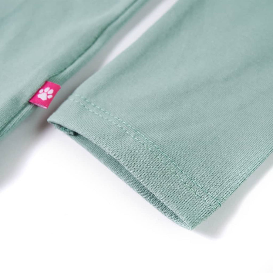 Kindershirt met lange mouwen 116 middelmintkleurig Mintgroen 116