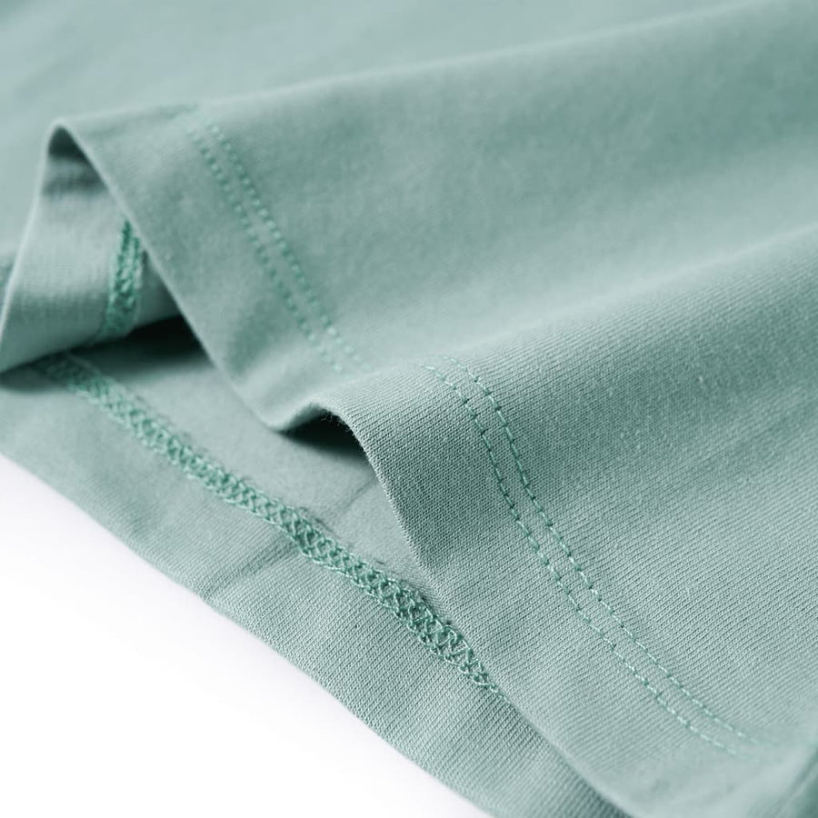 Kindershirt met lange mouwen 128 middelmintkleurig Mintgroen 128