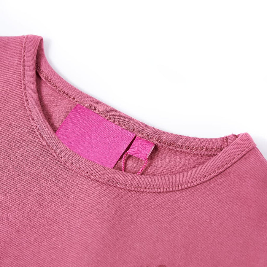 Kindershirt met lange mouwen 104 frambozenkleurig Framboos 104