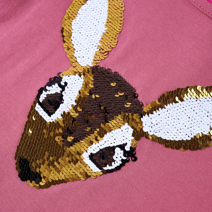 Kindershirt met lange mouwen 104 frambozenkleurig Framboos 104