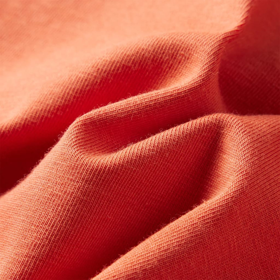 Kindershirt met lange mouwen 92 oranjebruin orange 92