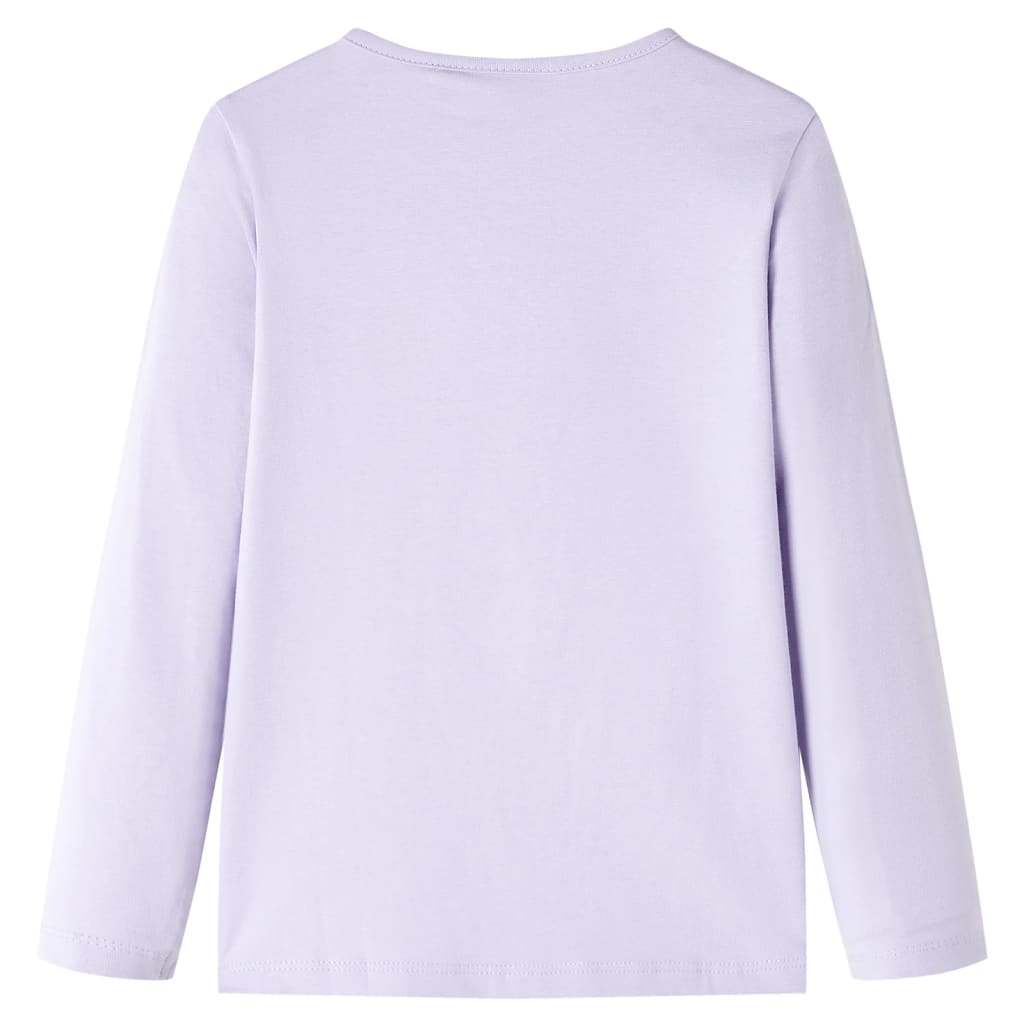 Kindershirt met lange mouwen 140 lichtlila Lila 140